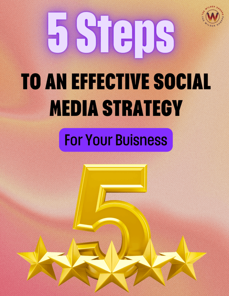 5 Steps to an Effective Social Media Strategy – The Wilder Shoppe